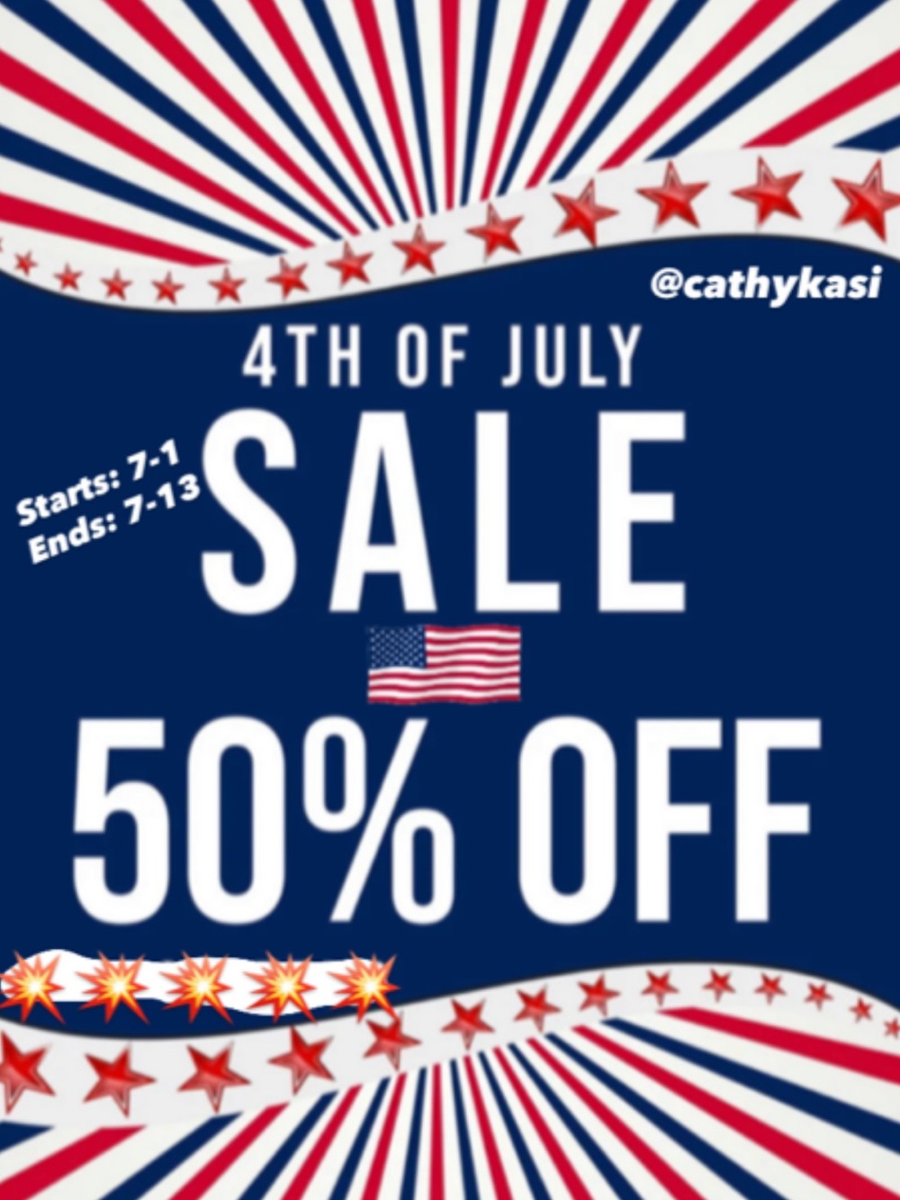 💥🇺🇸 4th of July Sale